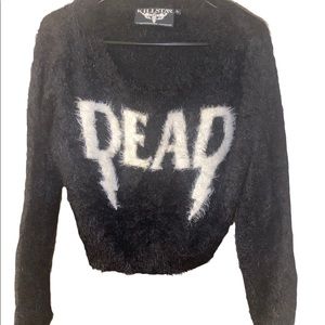 Super soft, cropped sweater.